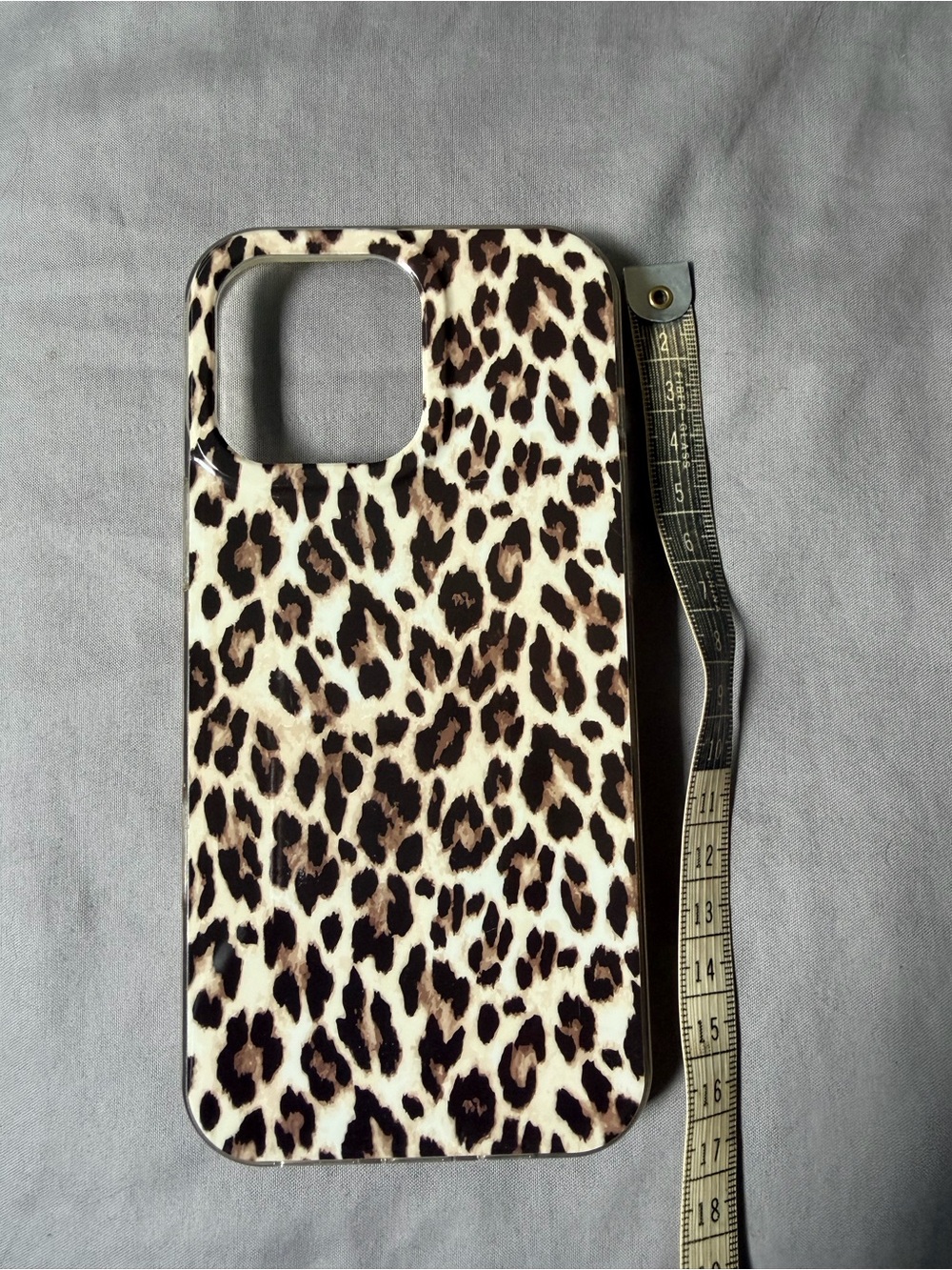 Leopard Print Phone Case - Brown & Cream